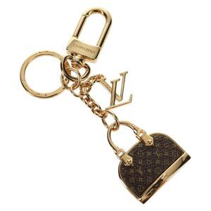 LOUIS VUITTON Monogram Iconic Alma Charm Bag Charm M01799 LV Auth 128542M